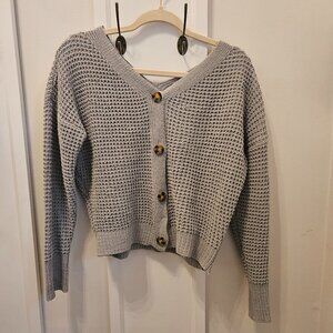 Cable Knit Cardigan Sweater